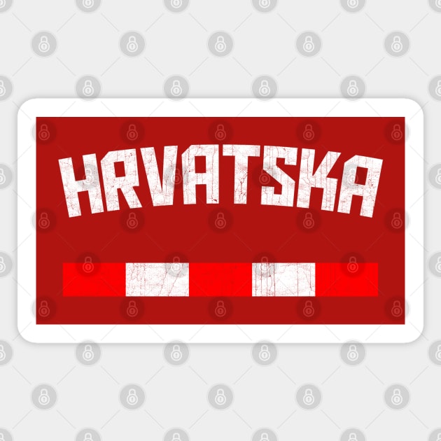 Hrvatska / Croatian Vintage Style Design Sticker by DankFutura